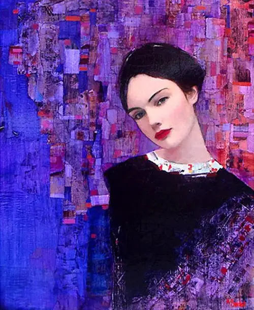 Painting by Richard Burlet - Art Kaleidoscope