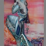 Batik artist Olga Petrenko