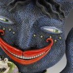 Closeup Cheshire Cat Teapot