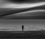Black and white