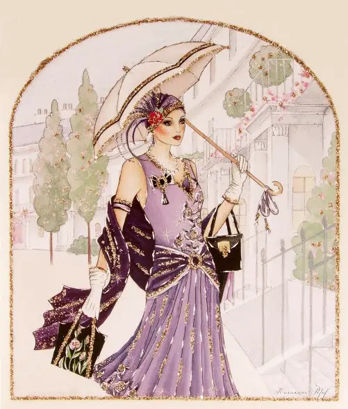 Clintons Art Nouveau cards