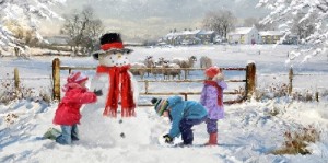 Making a snowman