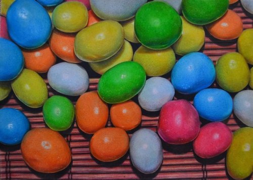 Candies. Pencil drawing