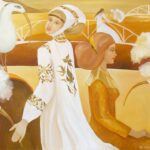 White Birds. Oil on Canvas, 70 cm x 100 cm