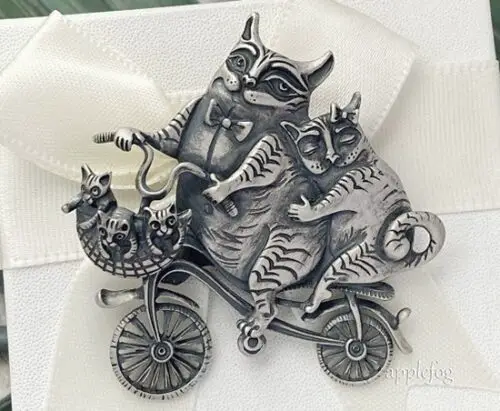 Applefog Cat Inspired Sterling Silver Jewelry